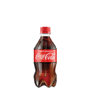 Gaseosa Coca Cola de 300 mL en pollería Donde Hugo jauja peru